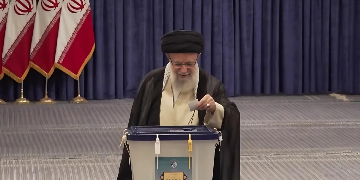 Voting for new president in Iran - Video Screenshot