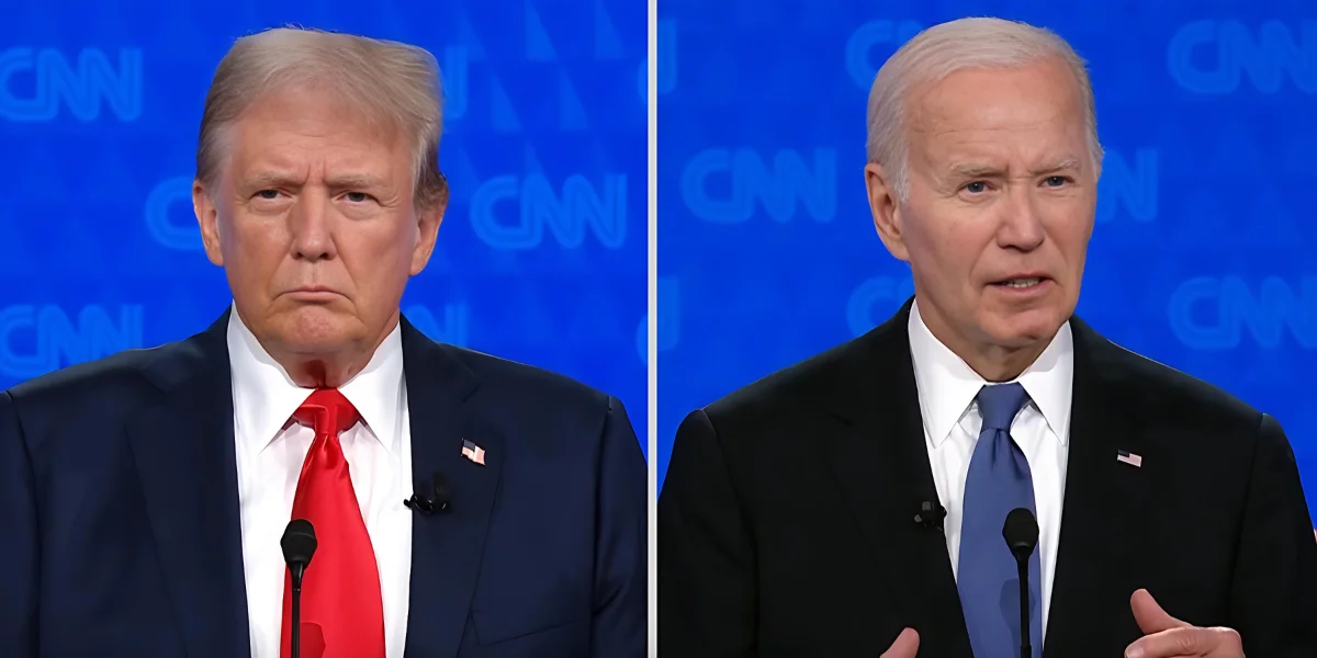 Debate between Biden and Trump - Video Screenshot