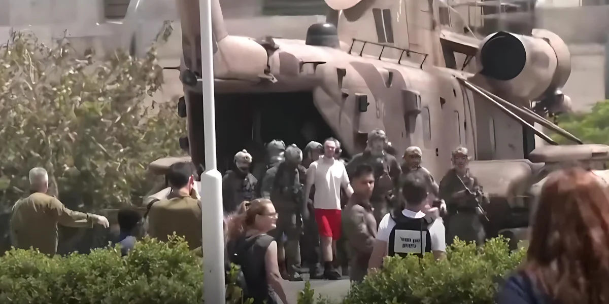 Israel  hostages - Video Screenshot