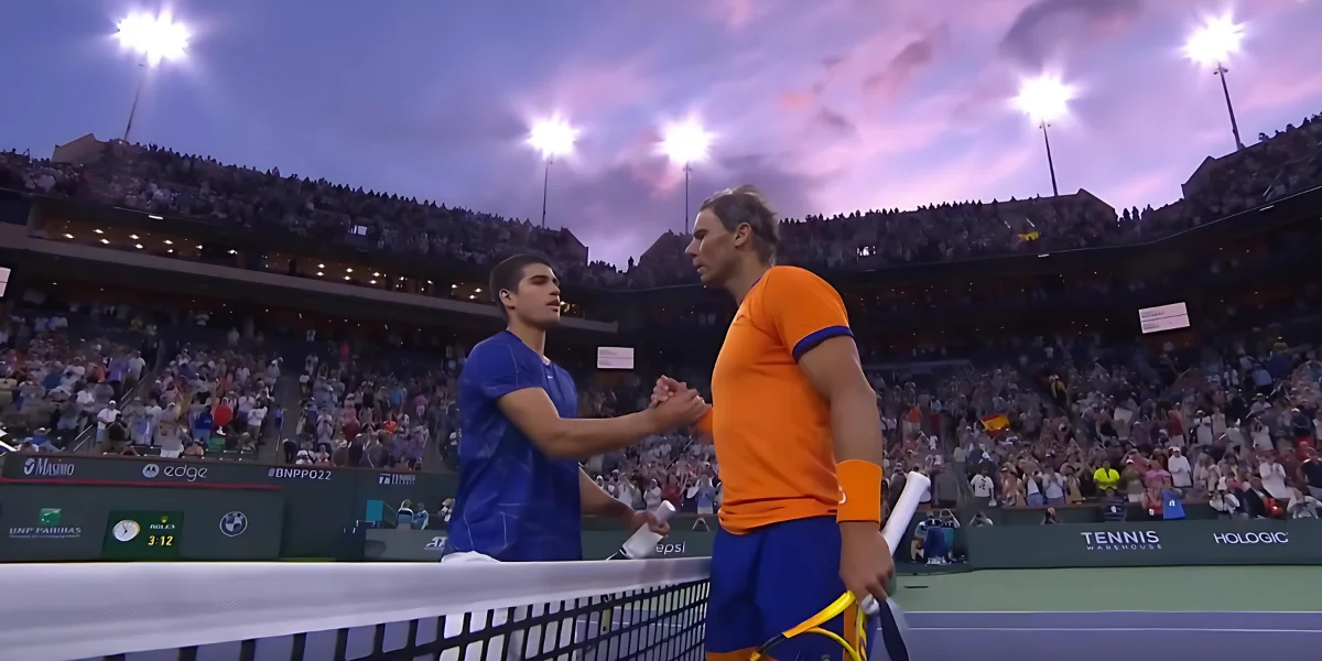 Rafael Nadal and Carlos Alcaraz - Video Screenshot