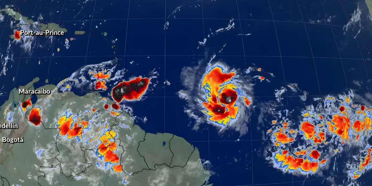 Tropical Storm Beryl - Video Screenshot