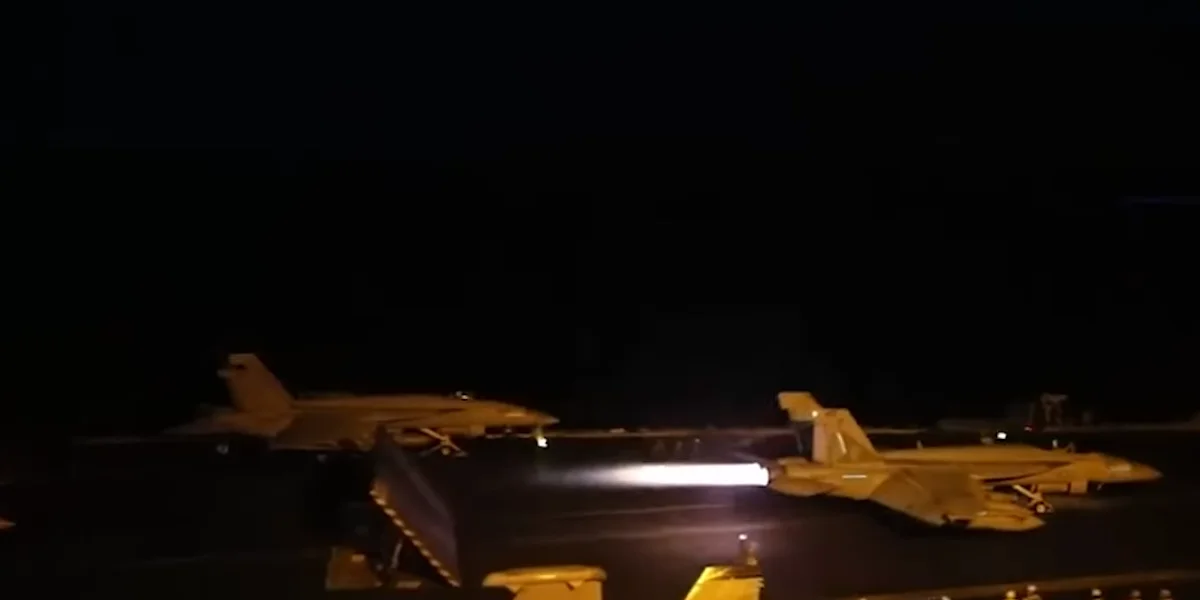 Israel struck Houthi military targets inside Yemen - Video Screenshot