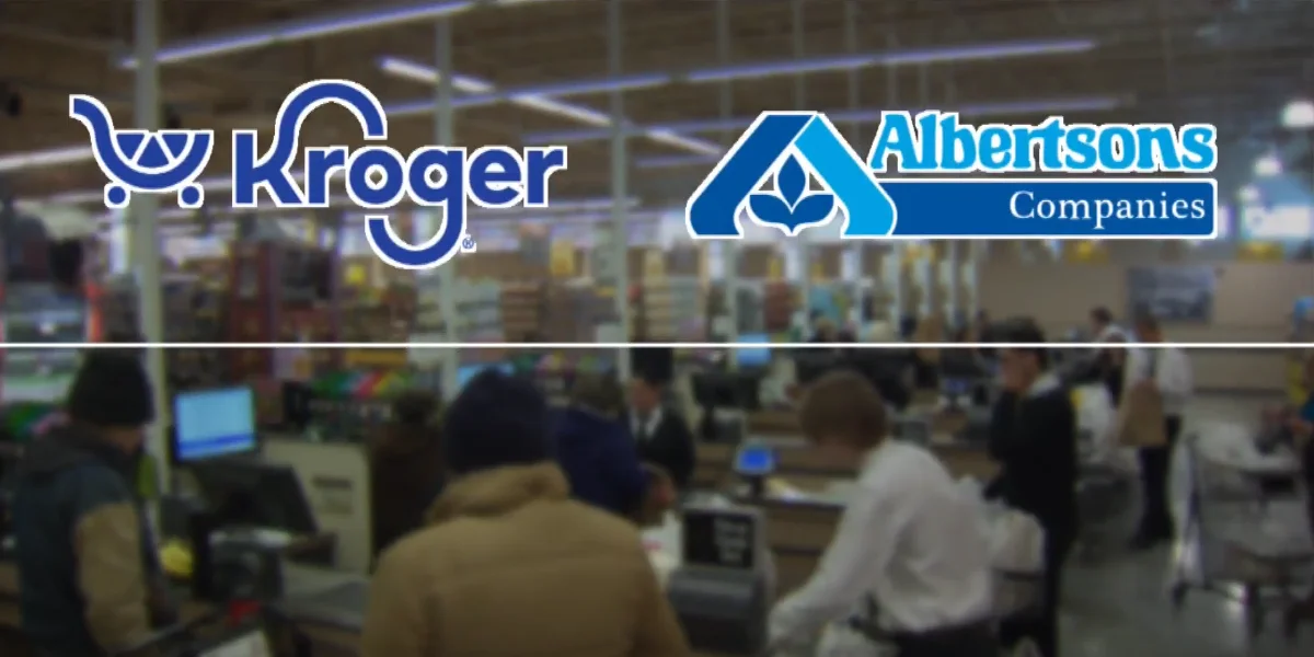 Kroger and Albertsons stores - Video Screenshot