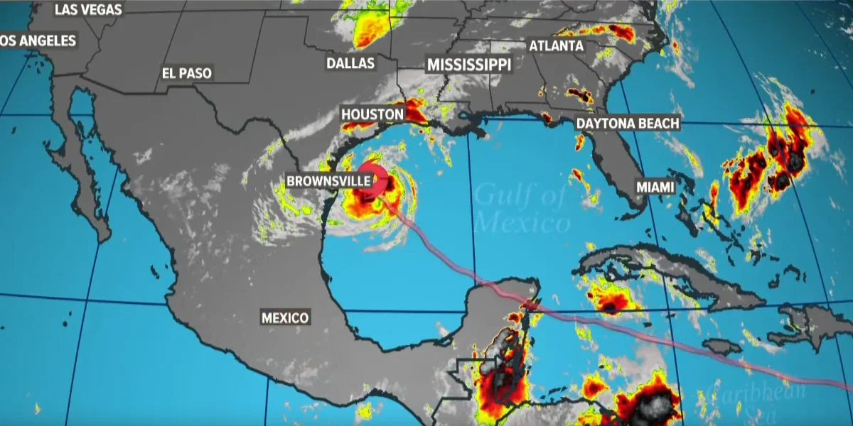 Tropical Storm Beryl - Video Screenshot