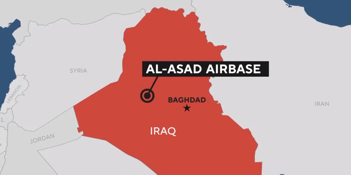 Al-Asad Airbase in Iraq / Video Screenshot