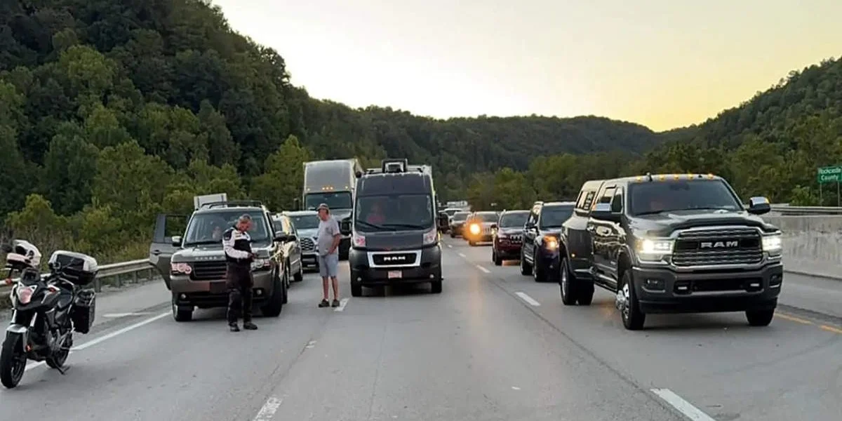 Interstate 75 near London, Kentucky / Video Screenshot