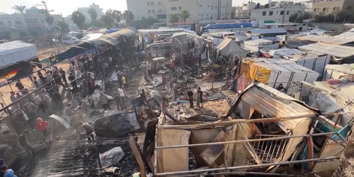 Hospital in Deir al Balah, Gaza / Video Screenshot