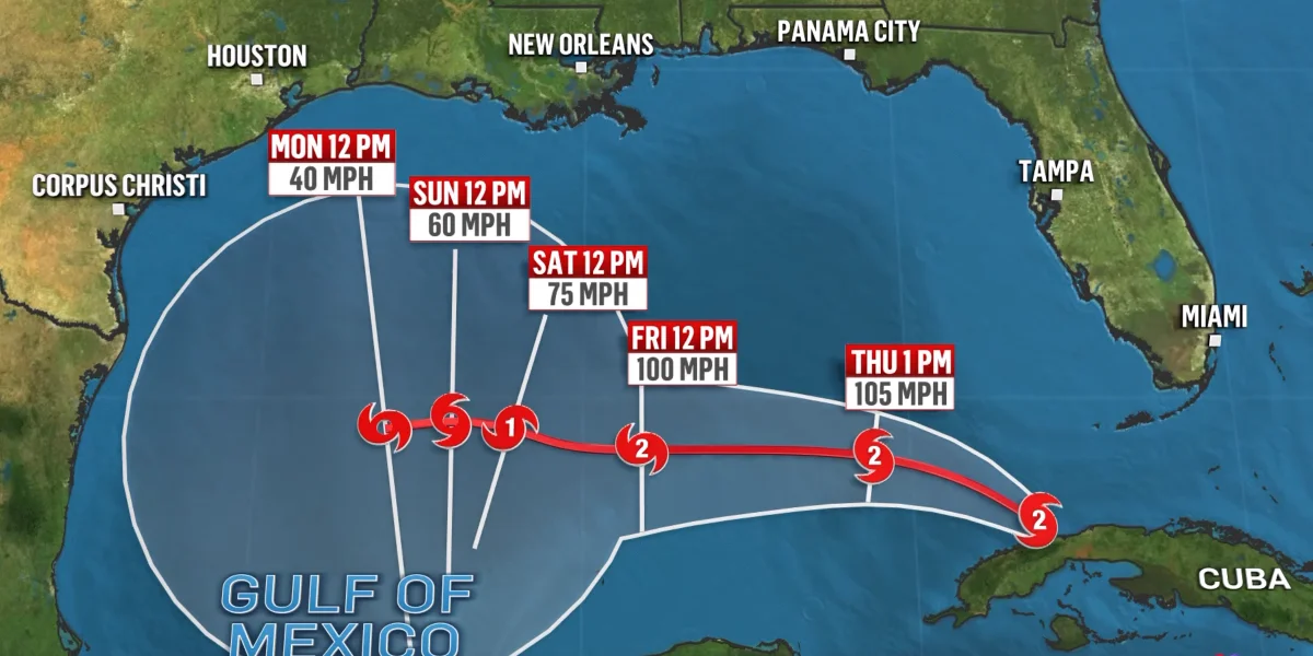 Hurricane Rafael / Video Screenshot