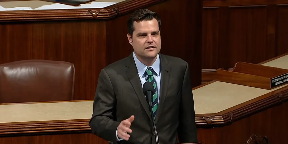 Rep. Matt Gaetz / Video Screenshot