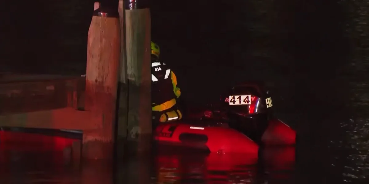 Search operations in the Potomac River / Video Screenshot