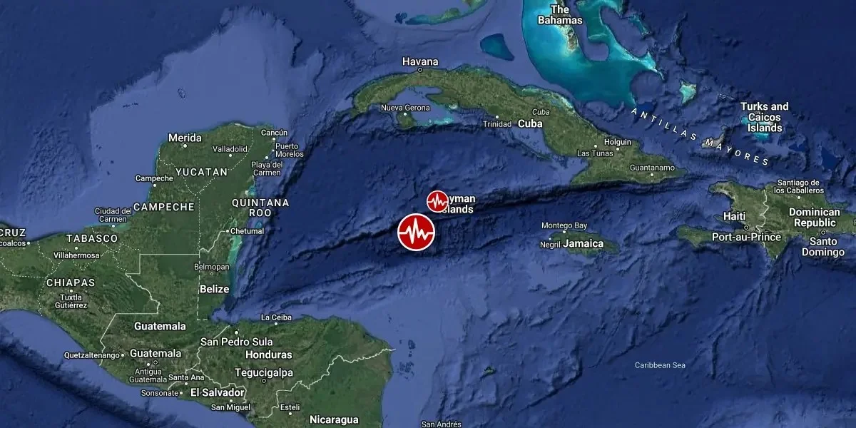 Earthquake Near Cayman Islands / Video Screenshot