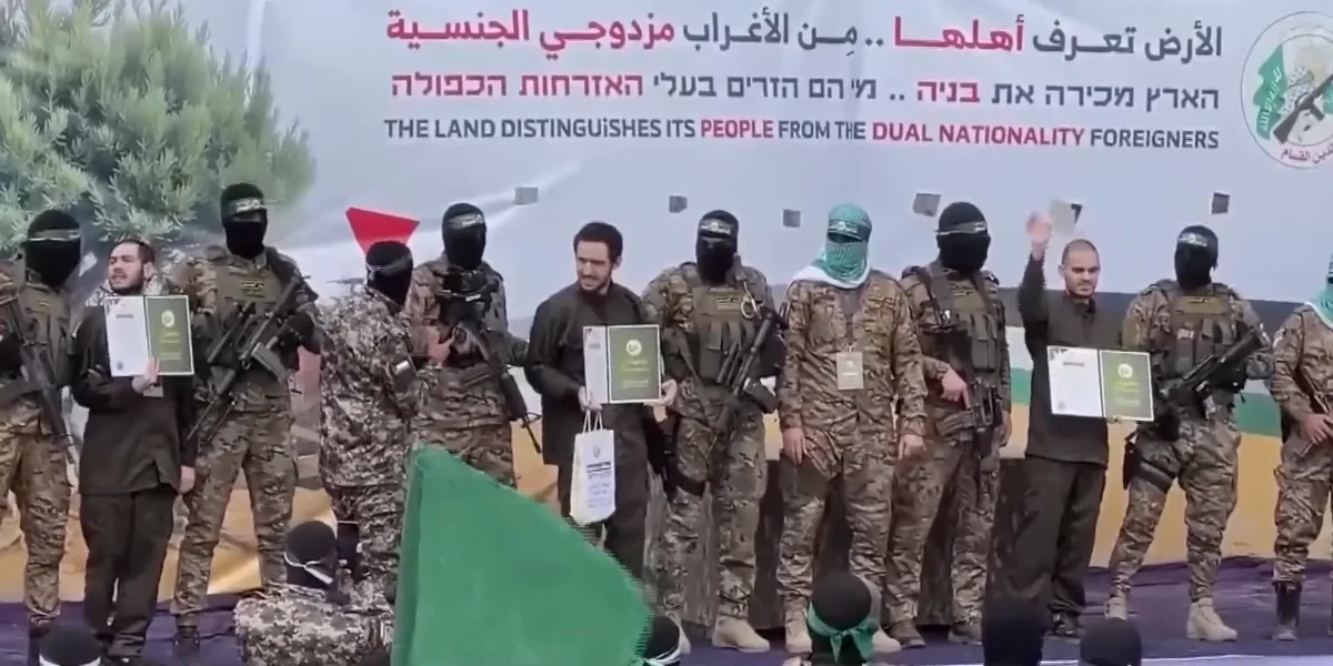 Hamas releases hostages / Video Screenshot