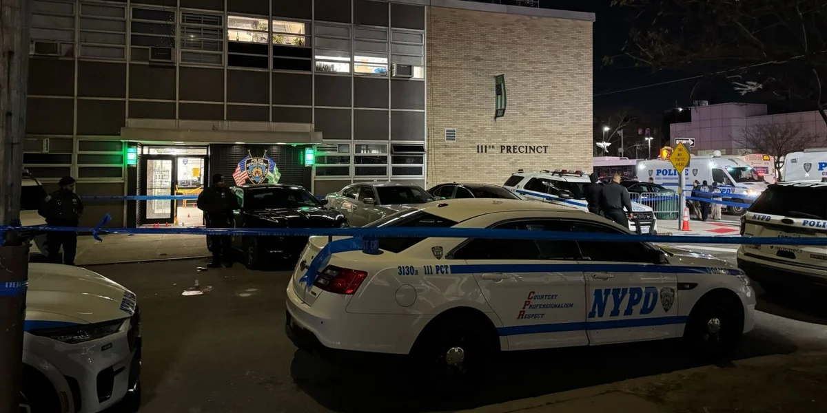 NYPD cops in Queens / Video Screenshot