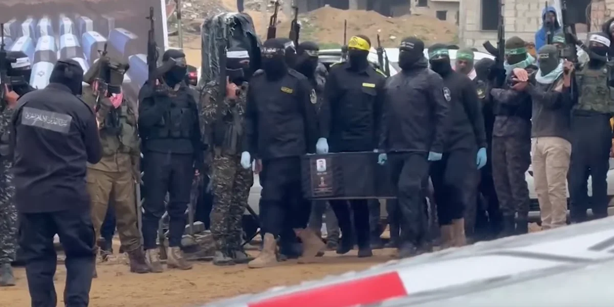 Bodies of Slain Israeli Hostages / Video Screenshot