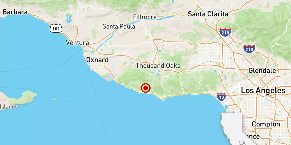 Earthquake in Los Angeles County / Video Screenshot