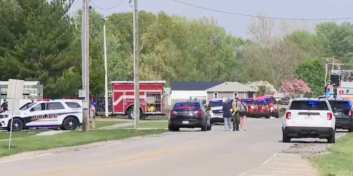 A car crash in Chatham, Illinois / Video Screenshot