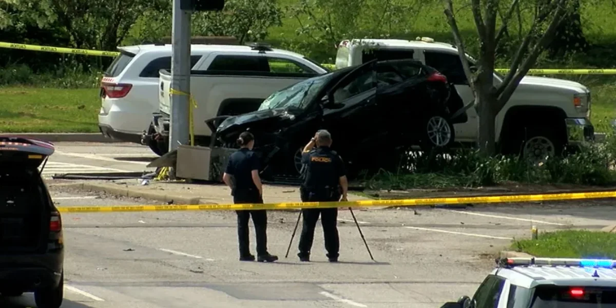 Fatal crash near the University of Cincinnati / Video Screenshot