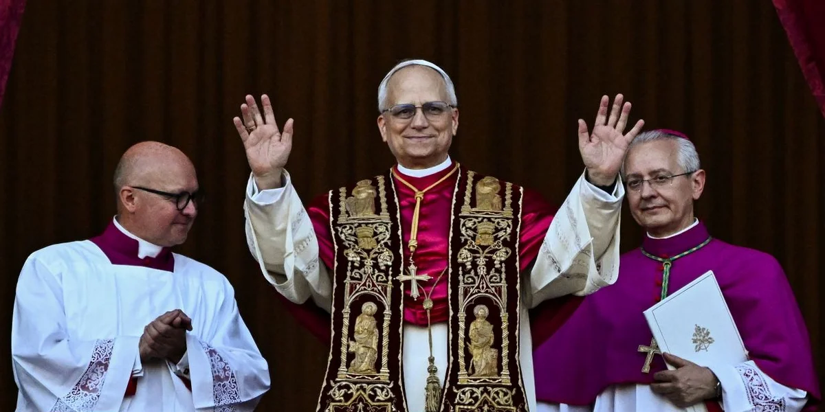 Newly elected Pope Leo XIV / Video Screenshot