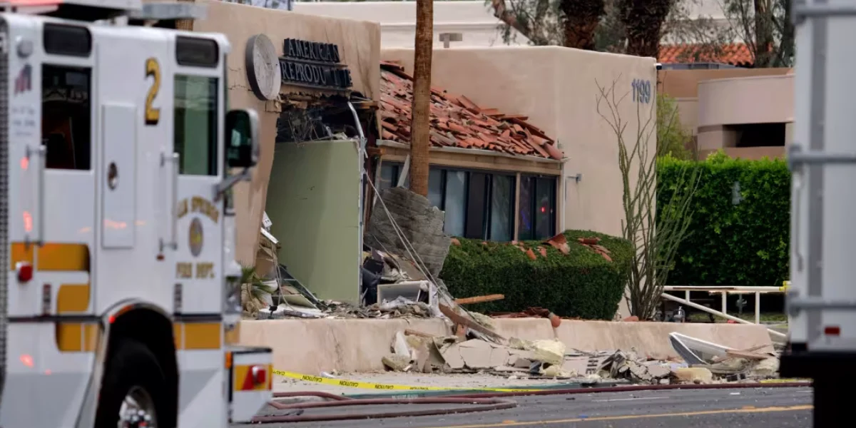 Palm Springs hospital, California / Video Screenshot