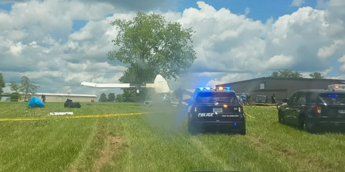 A plane crash in Middle Tennessee / Video Screenshot