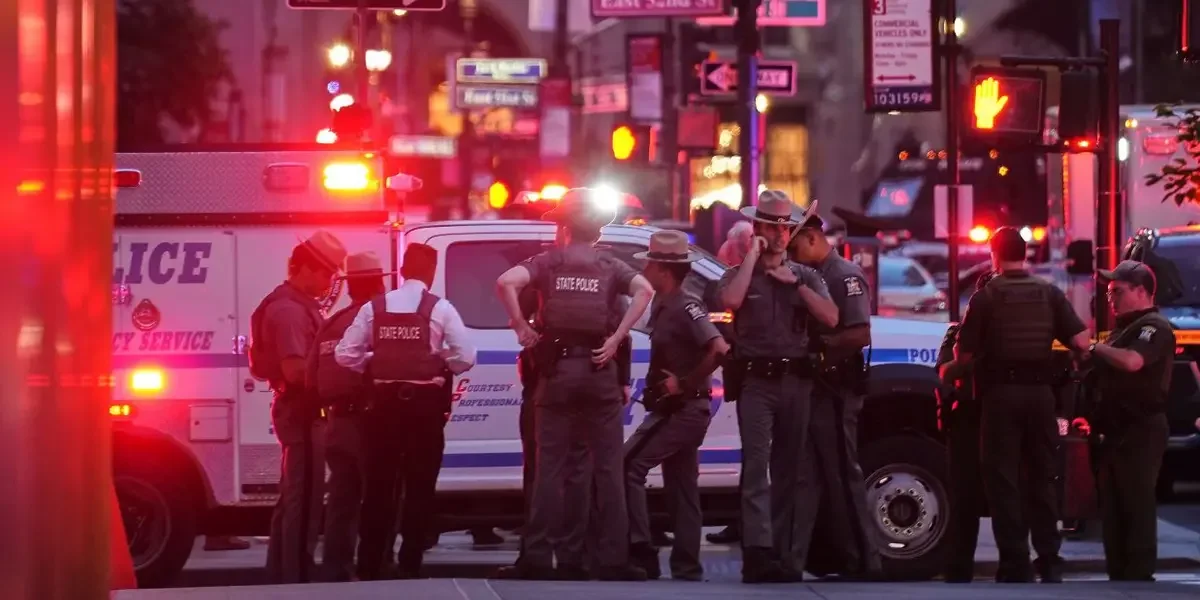 Midtown Manhattan shooting, NYC / Video Screenshot