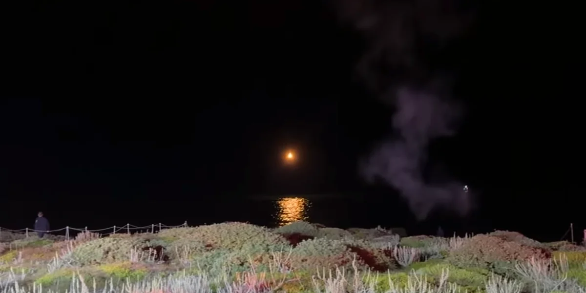 A multiagency response is underway off the coast of Pacific Grove, California / Video Screenshot