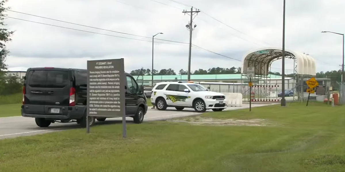 Shooting at US Army base in Georgia / Video Screenshot