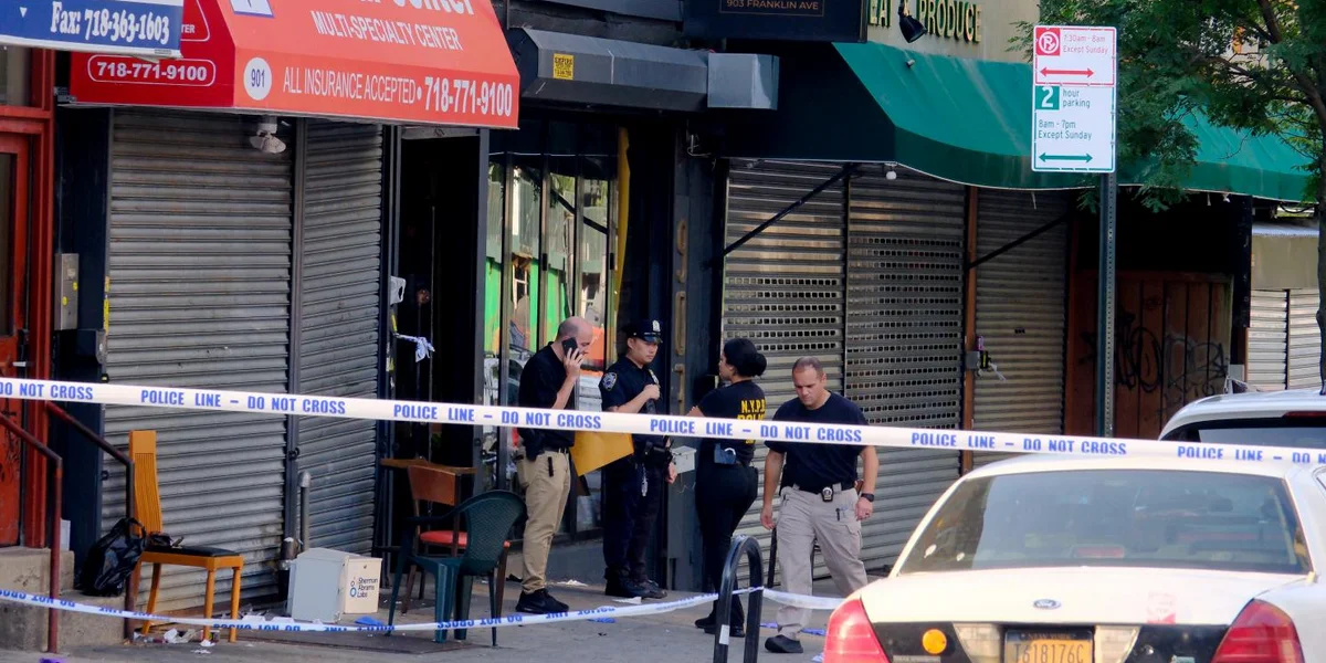 A shooting inside of Taste of the City Bar, Brooklyn, New York / Video Screenshot